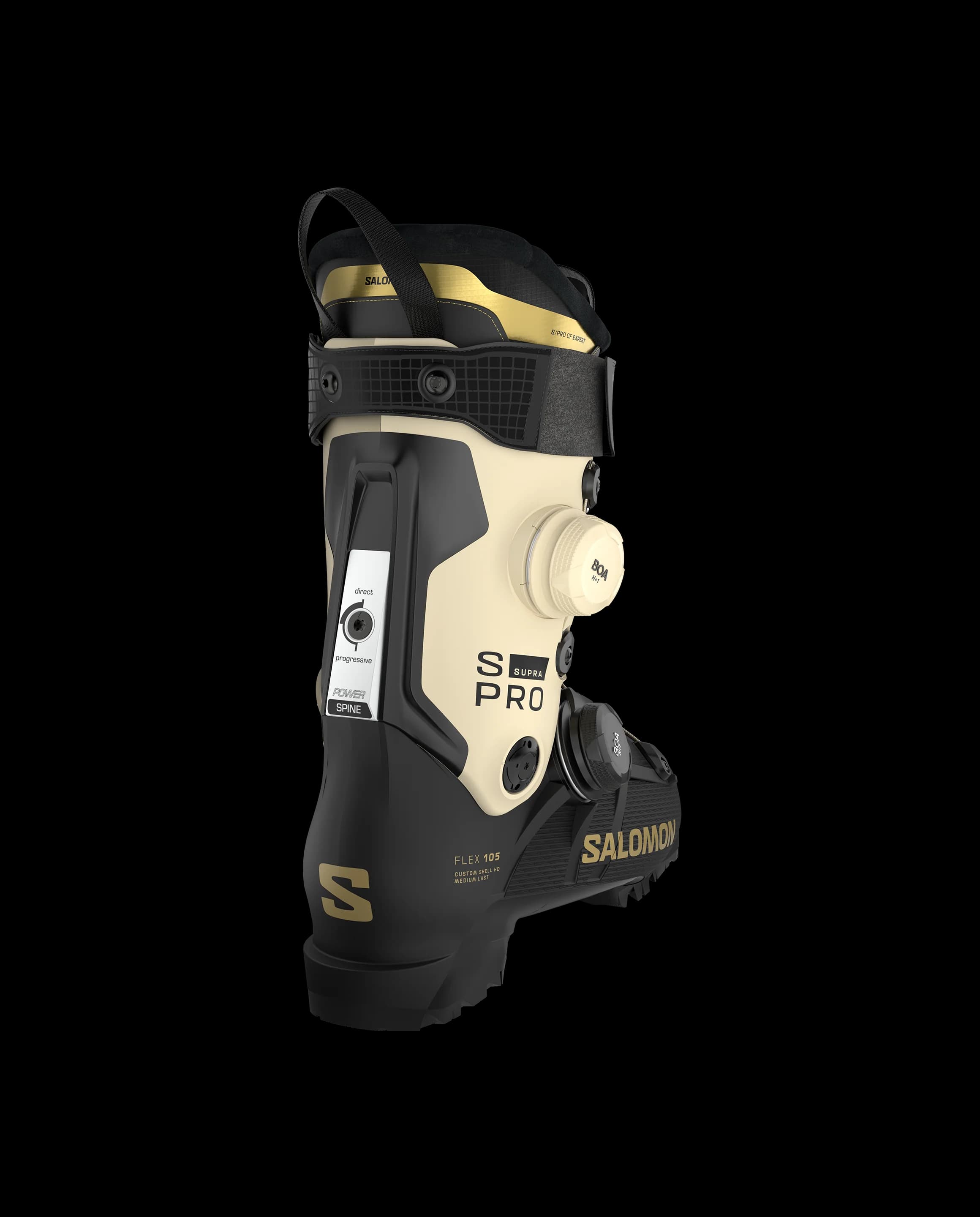 Salomon S/PRO Dual Boa MV 105W 2027 - Black Gold - alternatieve afbeelding