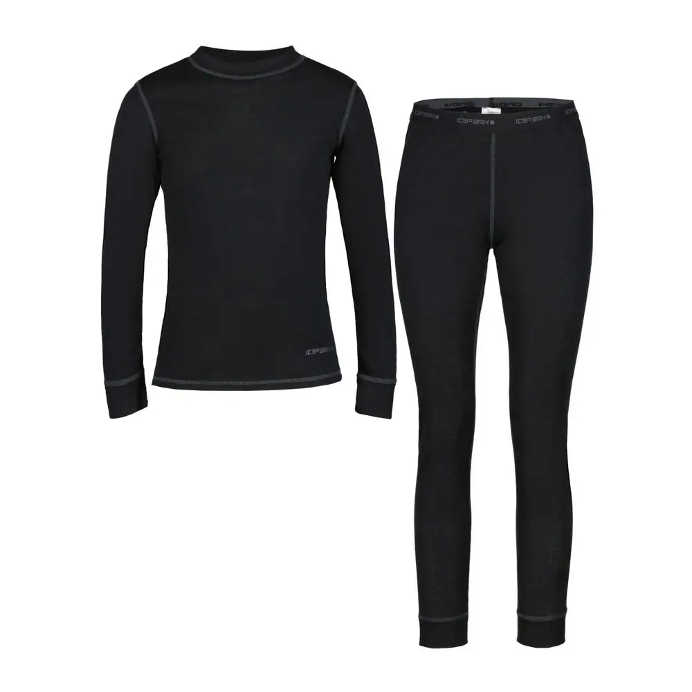 Icepeak Ivesdale JR Ensemble thermique 2026 Noir - Taille 164